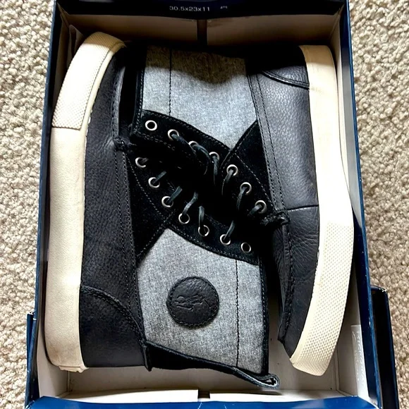 Polo Ralph Lauren Tynedale Mens Sz 11.5 Canvas Deck Boat Boots Pitstop Chambray s-l400.jpg main image 2